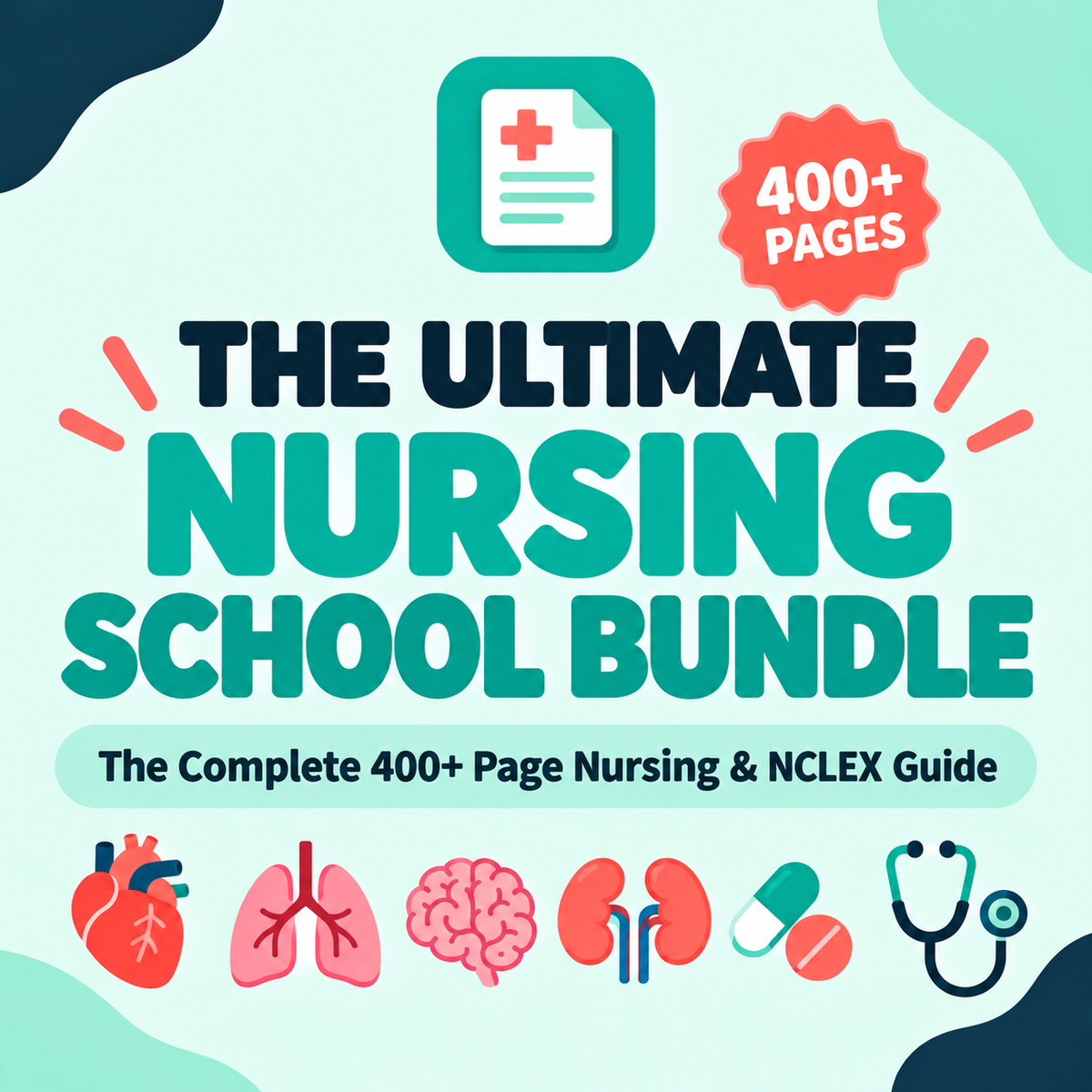 The Ultimate Nursing School Bundle cover