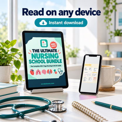 Read on any device - real pages on iPad and iPhone, instant download